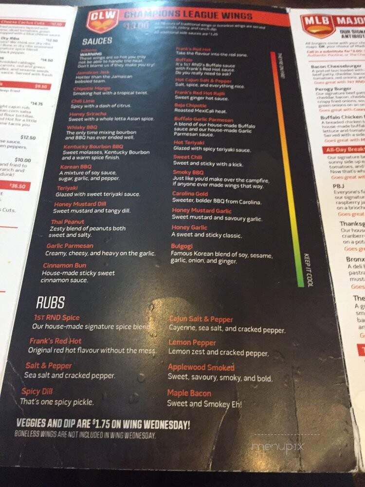 1ST RND - Edmonton, AB menu_pic