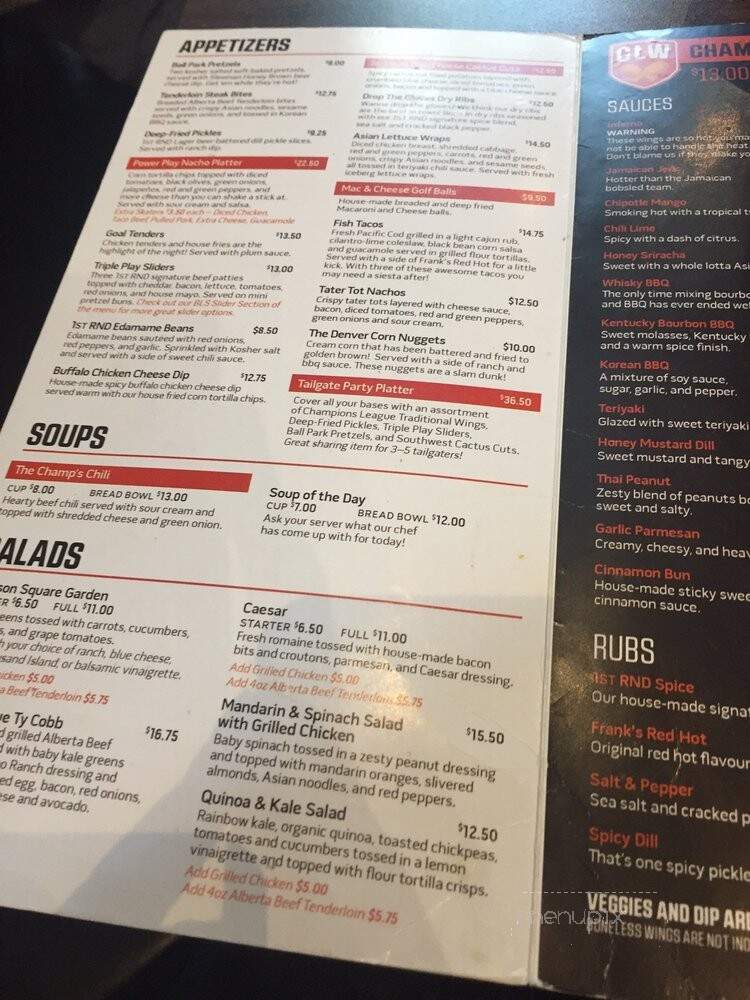 1ST RND - Edmonton, AB menu_pic