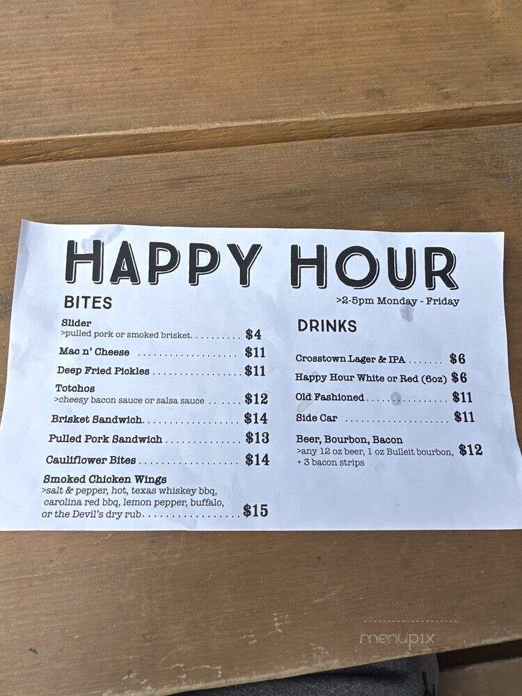 Devil's Elbow Ale & Smoke House - Vancouver, BC menu_pic