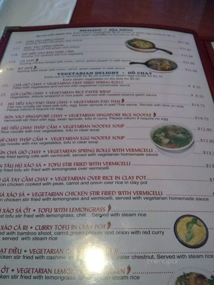 Saigon Pho - Orleans, ON menu_pic