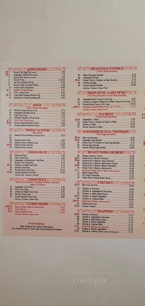 Golden Dragon - Newmarket, ON menu_pic