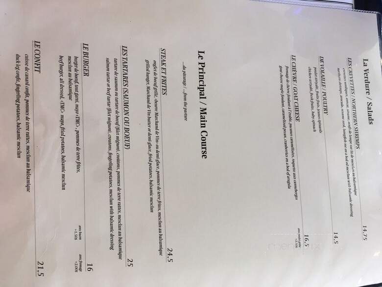 Toi Moi & Cafe - Rosem?re, QC menu_pic