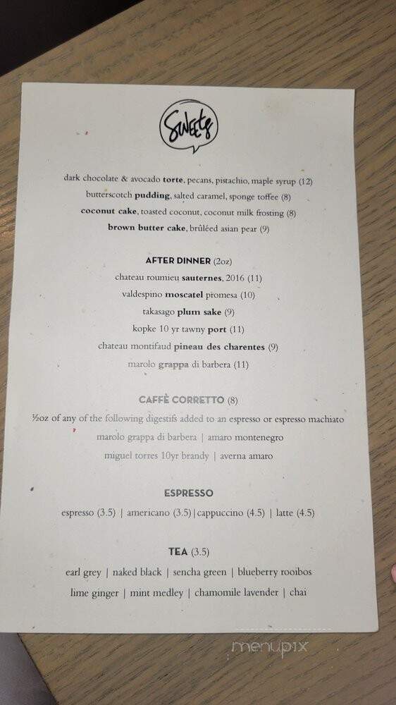 Little Henry - Calgary, AB menu_pic