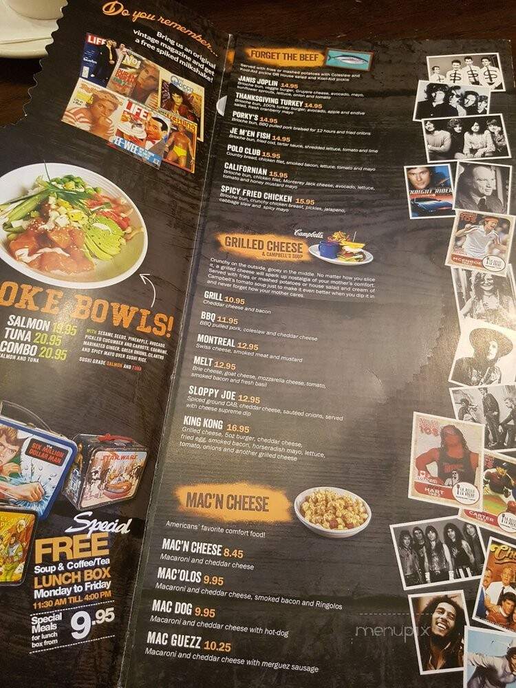 La Belle et la Buf - Limbour, QC menu_pic