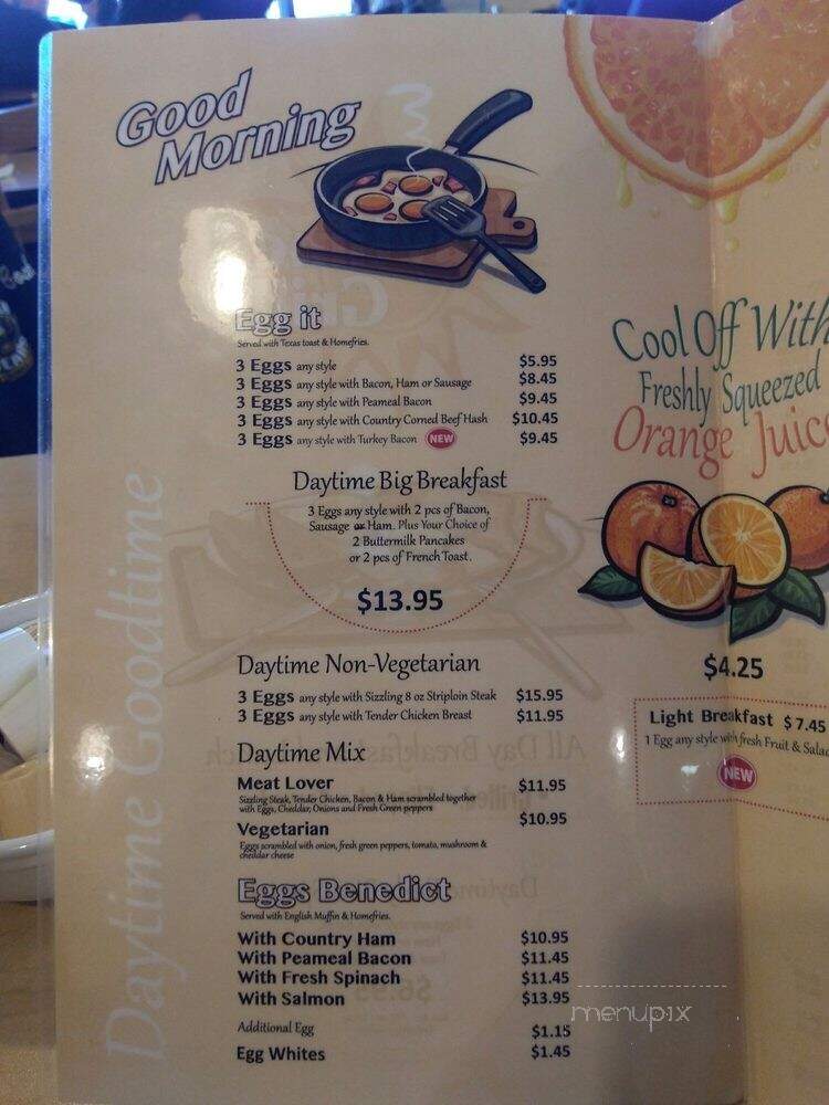 Daytime Grill - Burlington, ON menu_pic