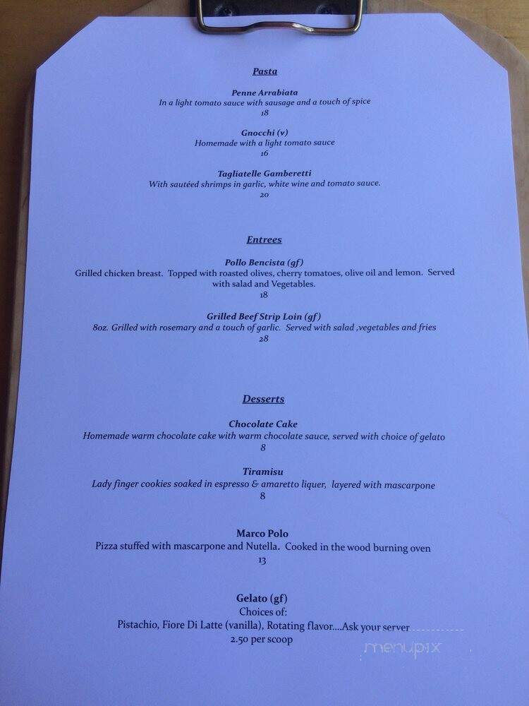 LDV Pizza Bar - Calgary, AB menu_pic