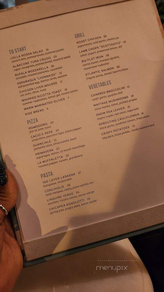 La Palma - Toronto, ON menu_pic