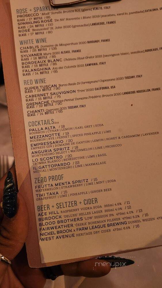 La Palma - Toronto, ON menu_pic