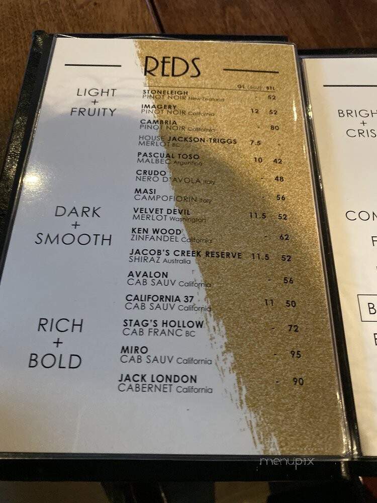 Ceili's A Modern Irish Pub - Calgary, AB menu_pic