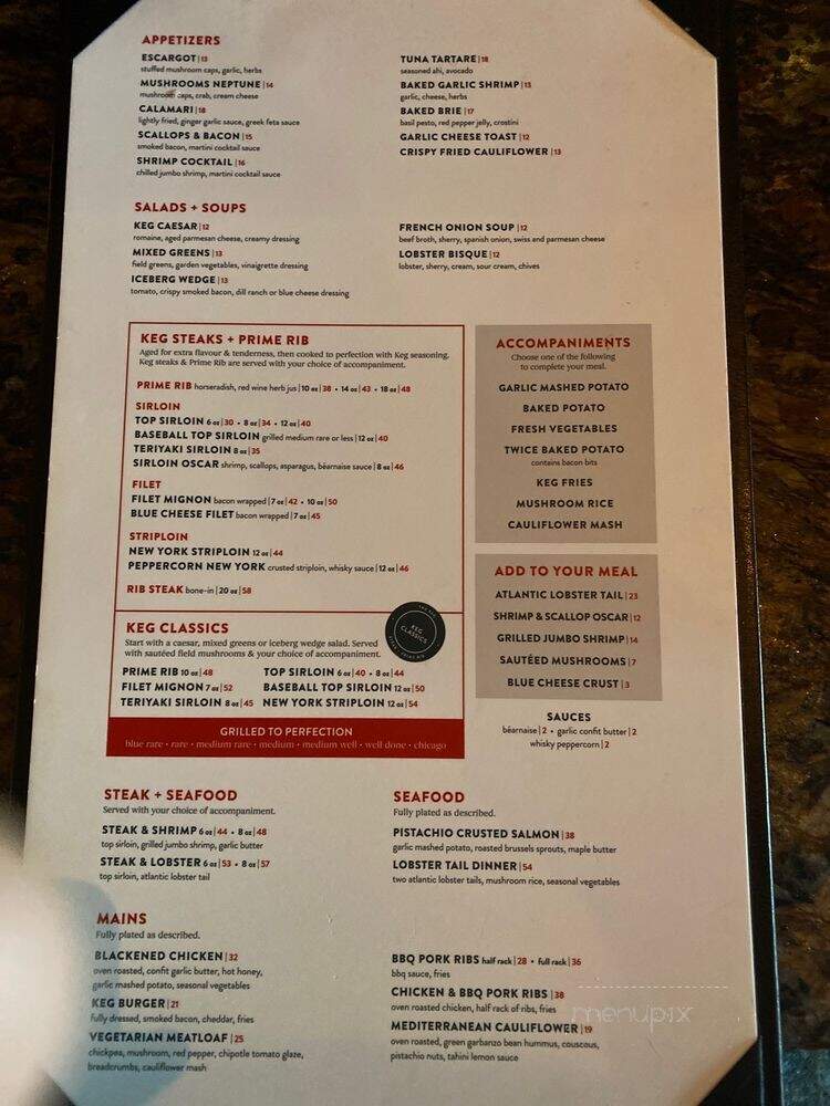The Keg Steakhouse + Bar - Pointe-Claire, QC