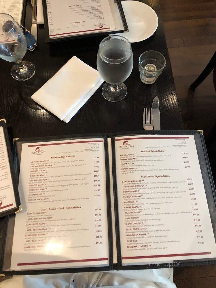 Indian Grill - Toronto, ON menu_pic