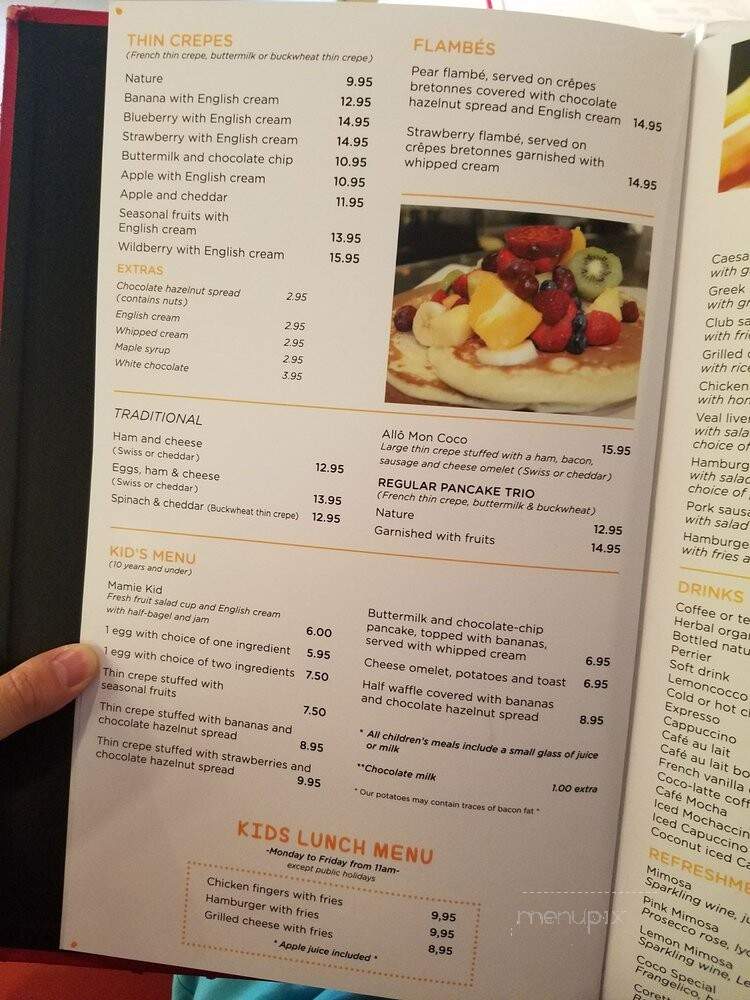 Allo! Mon Coco - Brossard, QC menu_pic
