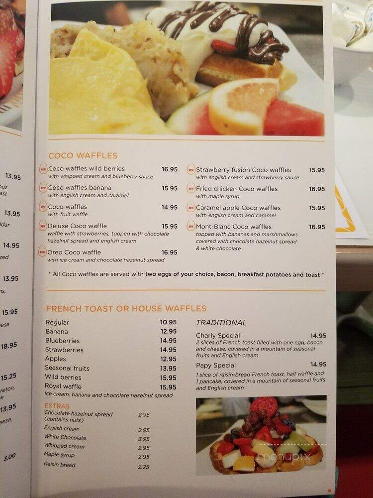 Allo! Mon Coco - Brossard, QC menu_pic