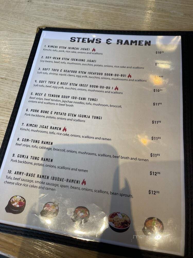 Dolpan Seoul BBQ - Richmond, BC menu_pic