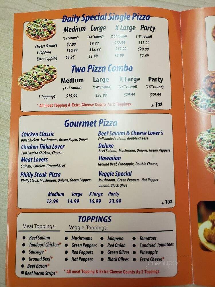 Al Baik Pizza & Broast - Ajax, ON menu_pic