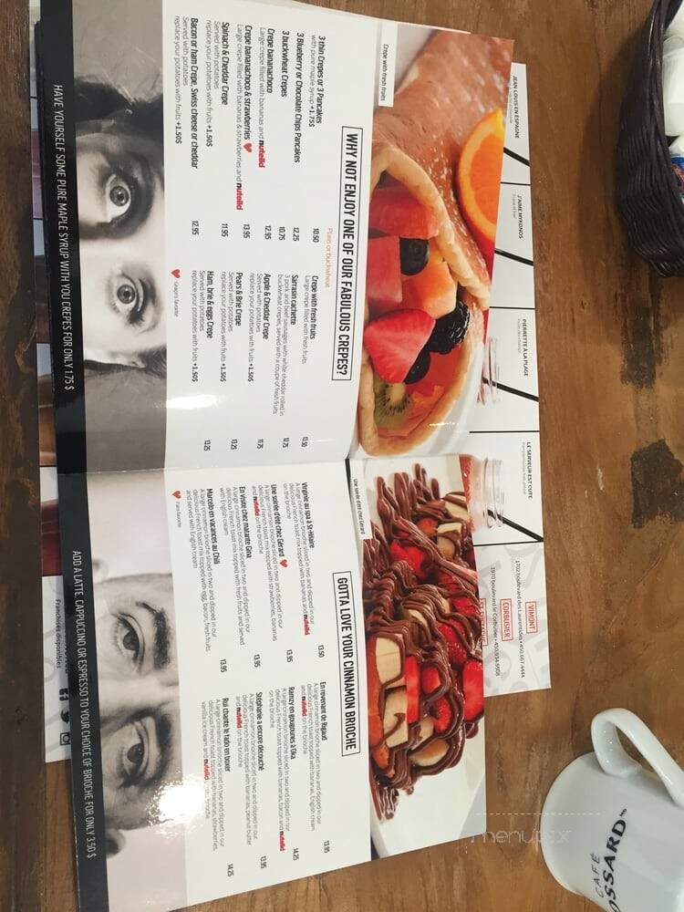 L'Oeufrier - Montreal, QC menu_pic