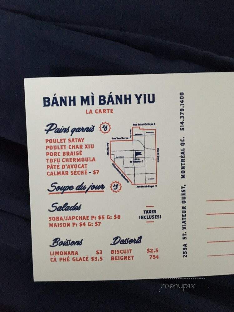 Banh Mi Banh Yiu - Montreal, QC