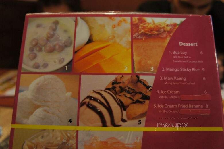 Sawaddee Thai Cuisine - Sherwood Park, AB menu_pic