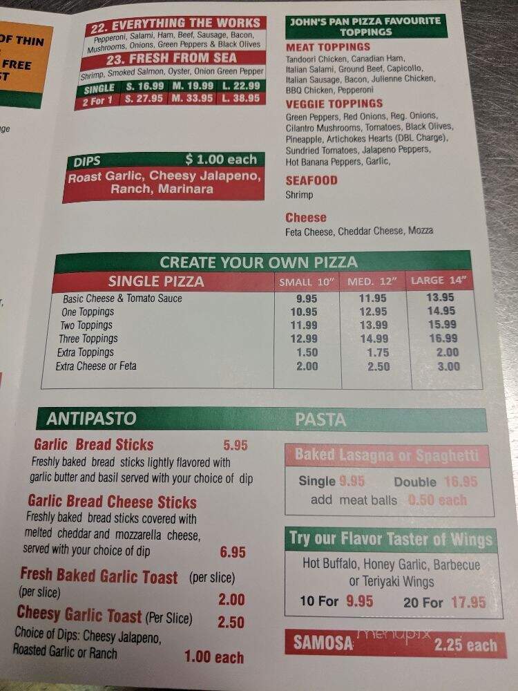 John's Pan Pizza - Richmond, BC