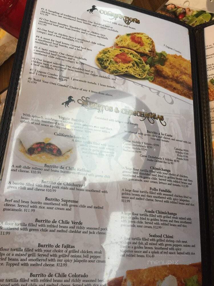 7 Leguas Mexican Grille - Denver, CO menu_pic