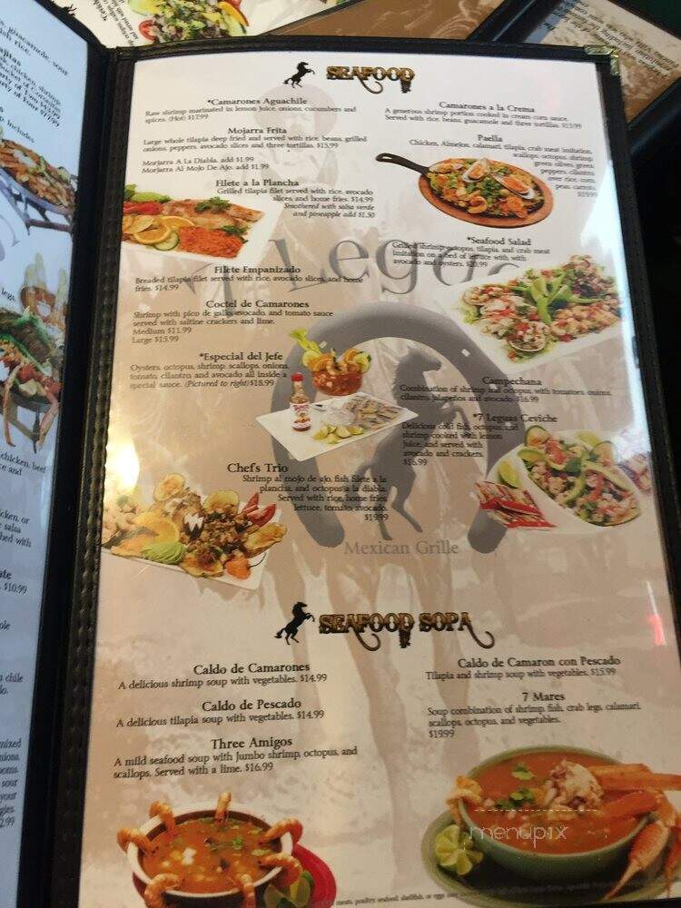 7 Leguas Mexican Grille - Denver, CO menu_pic