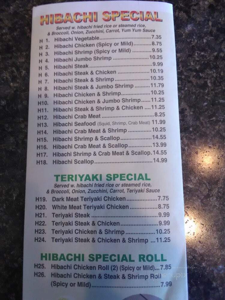 A Hibachi - Petersburg, VA