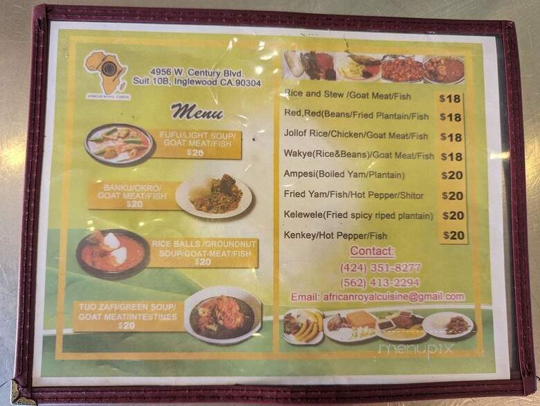 Airport Royal Cuisine - Inglewood, CA menu_pic