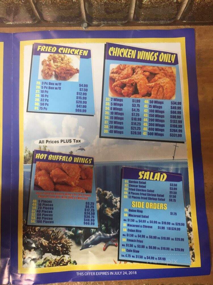 Ambassador Fish & Chicken - Irvington, NJ menu_pic