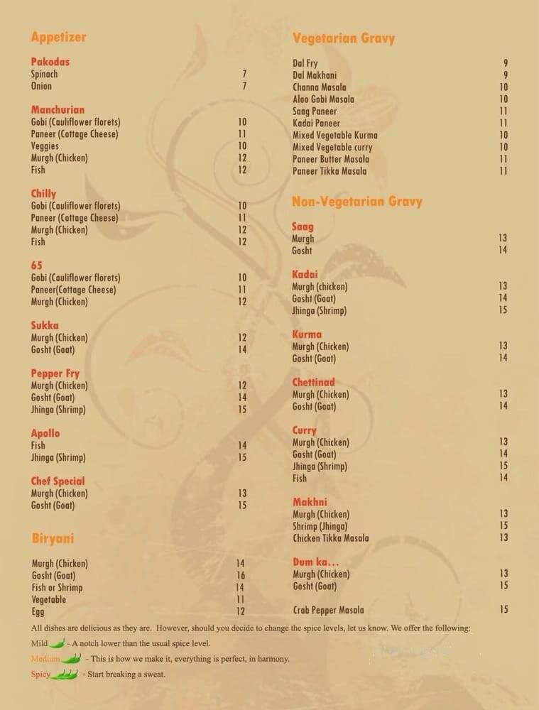 Biryani City - Allentown, PA menu_pic