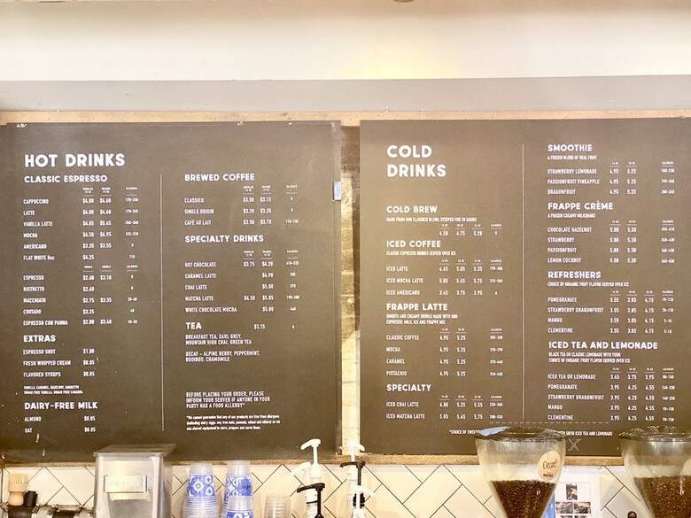 Caffe Nero - Boston, MA menu_pic