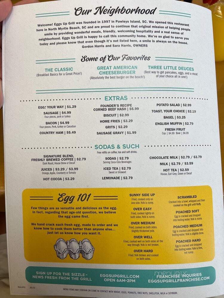 Eggs Up Grill - North Myrtle Beach, SC