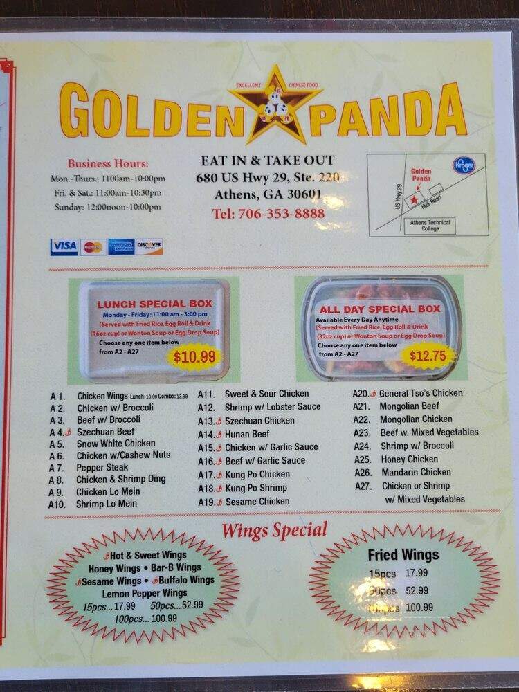 Golden Panda - Hull, GA