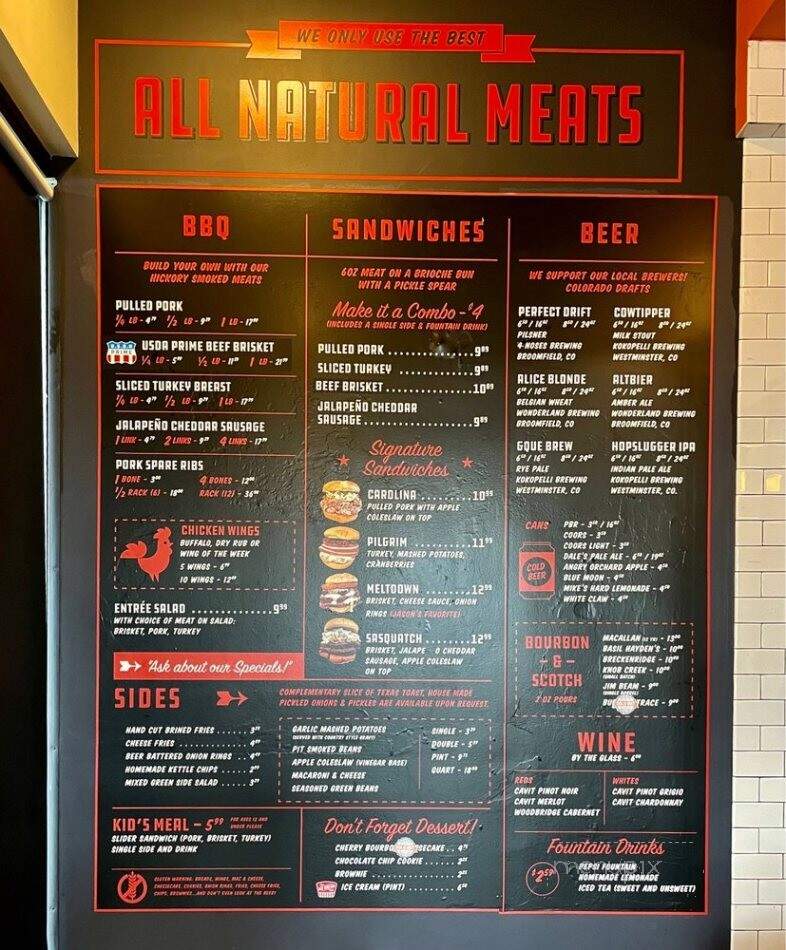 GQue BBQ - Westminster, CO menu_pic