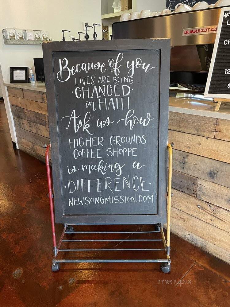 Higher Grounds Coffee Shoppe - Oklahoma City, OK menu_pic