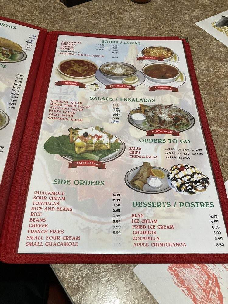 Los Lupes Mexican Restaurant - Las Vegas, NV menu_pic