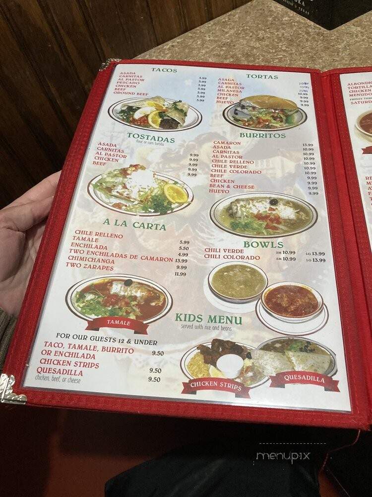 Los Lupes Mexican Restaurant - Las Vegas, NV menu_pic