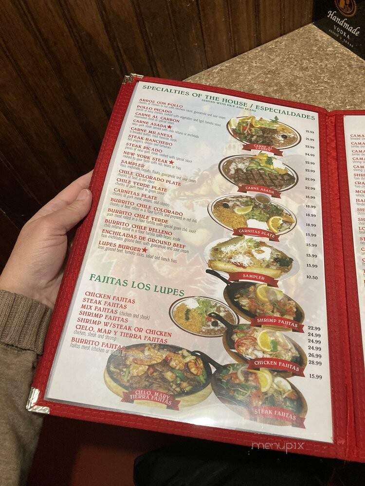 Los Lupes Mexican Restaurant - Las Vegas, NV menu_pic