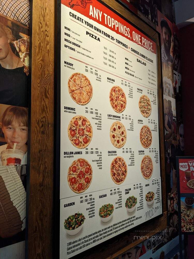 MOD Pizza - Downey, CA menu_pic