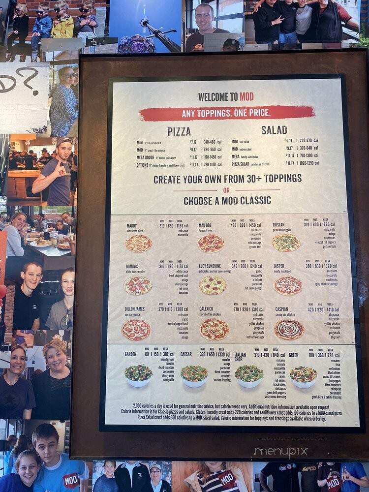 MOD Pizza - Tigard, OR menu_pic
