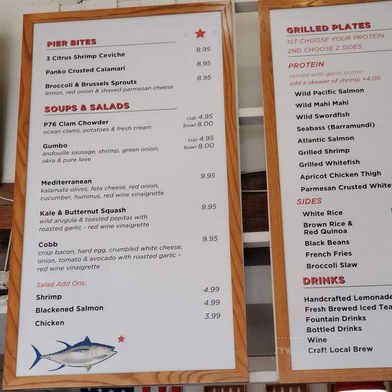 Pier 76 Fish Grill - Cerritos, CA menu_pic