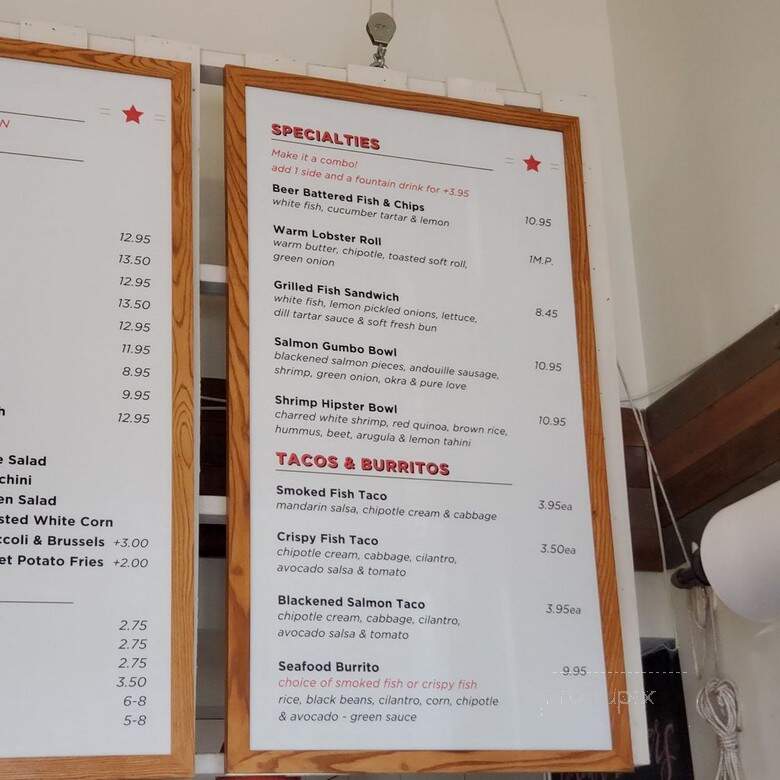 Pier 76 Fish Grill - Cerritos, CA menu_pic