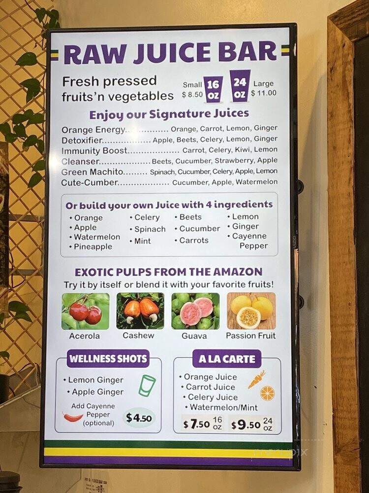 RioZonas Acai - Studio City, CA menu_pic