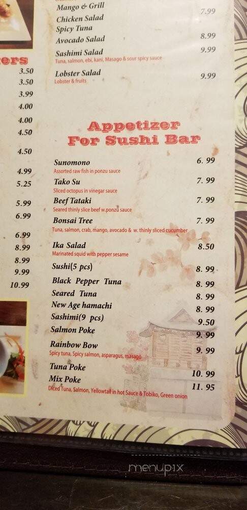 Sakana Japanese Sushi Bar & Grill - Boise, ID menu_pic