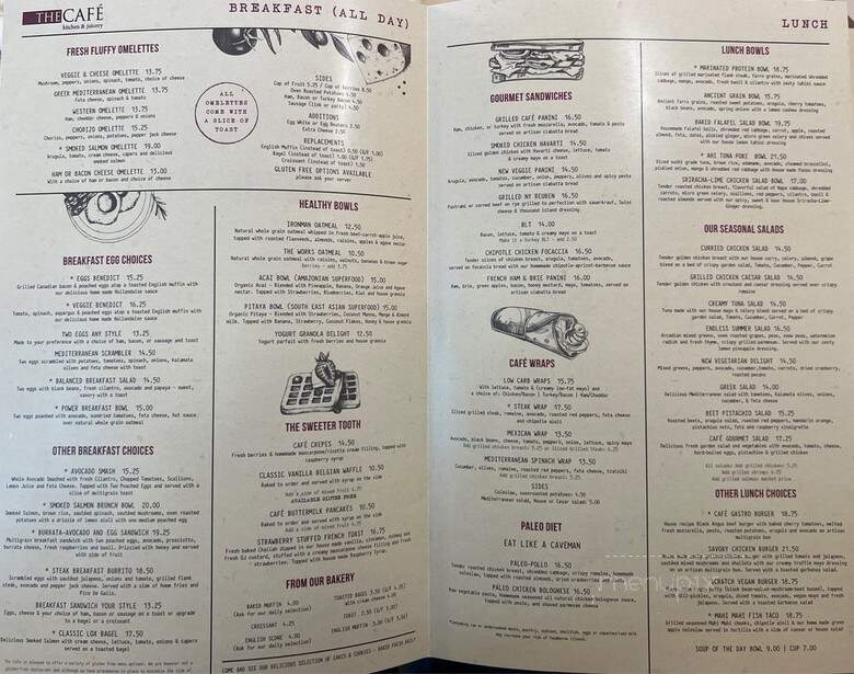 The Cafe - Naples, FL menu_pic