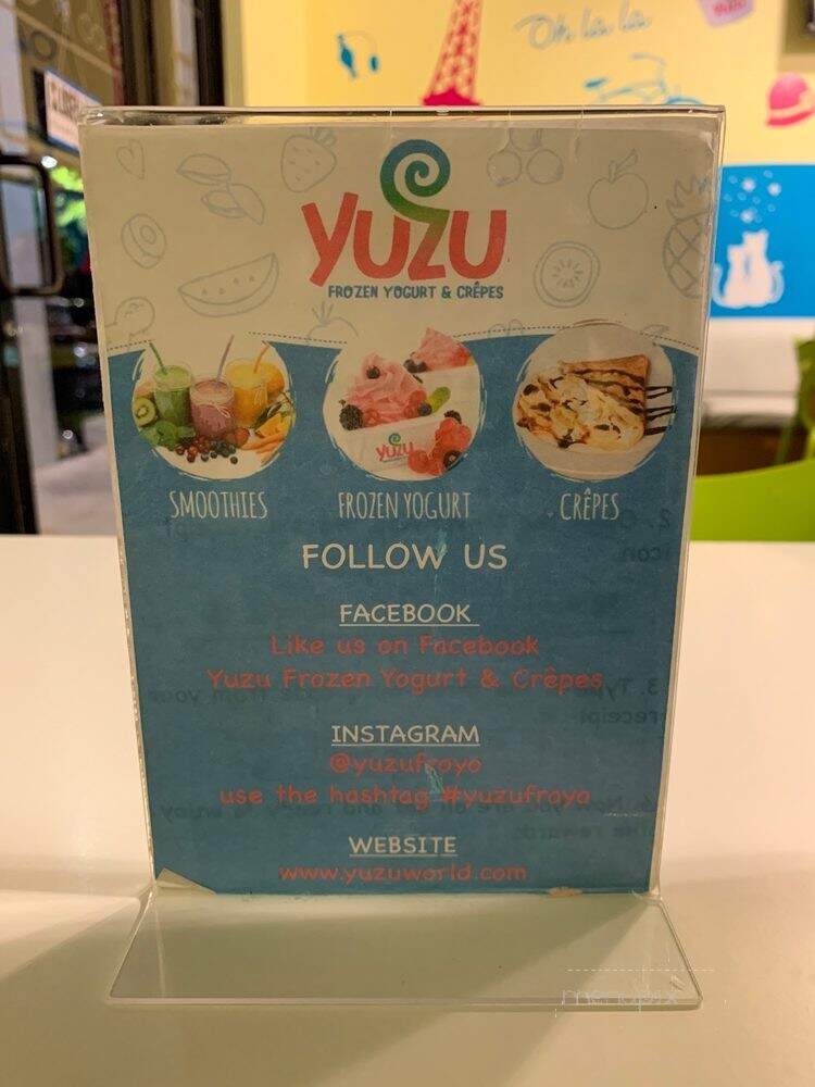 YUZU Frozen Yogurt and Crepes - Miami, FL