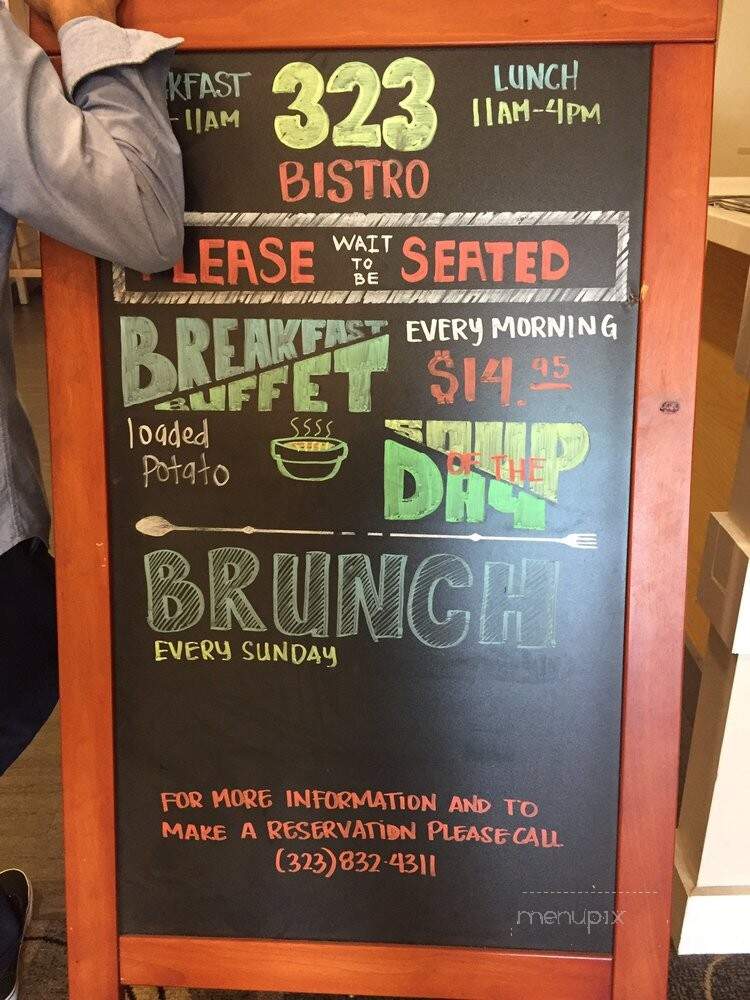323 Bistro - Commerce, CA menu_pic