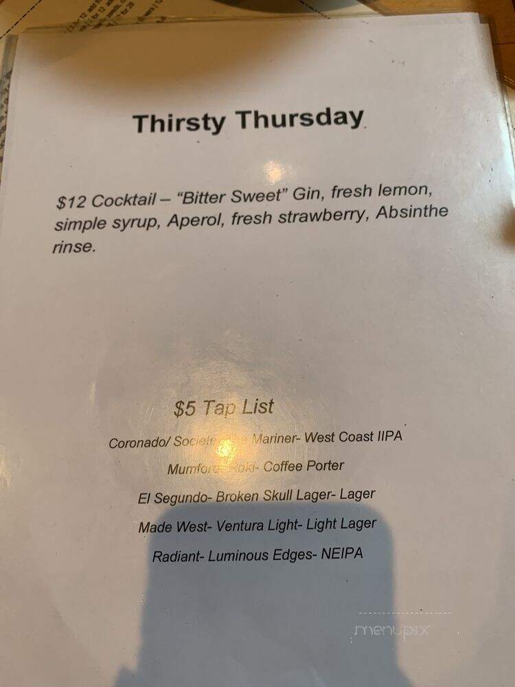 38 Degrees Ale House & Grill - Monrovia, CA menu_pic