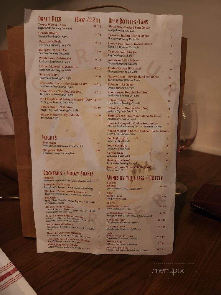 A&B Burgers - Beverly, MA menu_pic