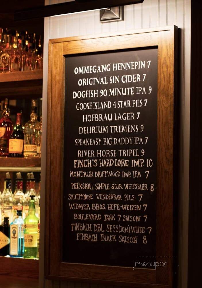 Amity Hall Uptown - New York, NY menu_pic