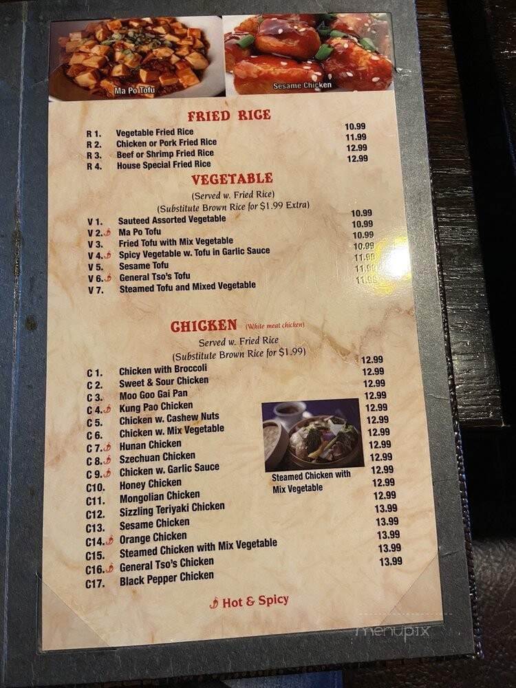 Asian Fusion - Kennesaw, GA menu_pic